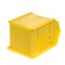 Global Industrial Storage Bin, Plastic, Yellow, 7 in H 269683YL - alternate 2